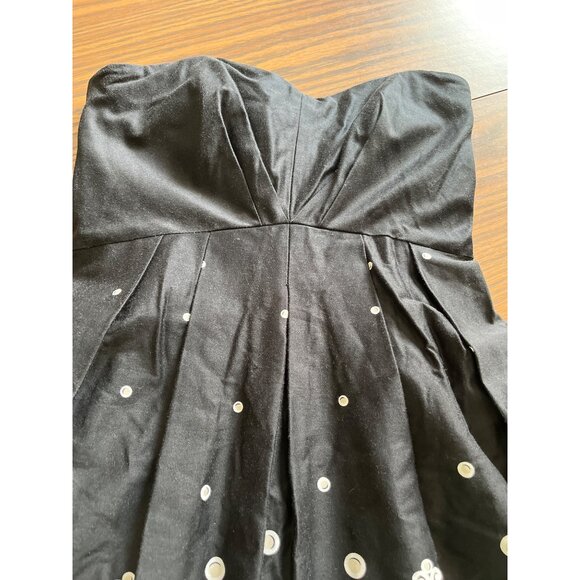 White House Black Market black white strapless dress size 0 - Picture 2 of 5